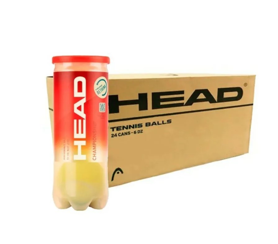 Head Μπαλάκια Tennis - Championship Kούτα 24X3 New - 3121226 - Yellow