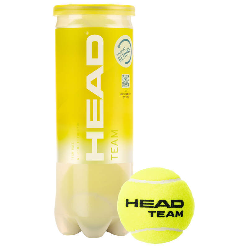 Head Μπαλάκια Tennis - Team Kούτα 24X3 Ball Can New - 3121326 - Yellow