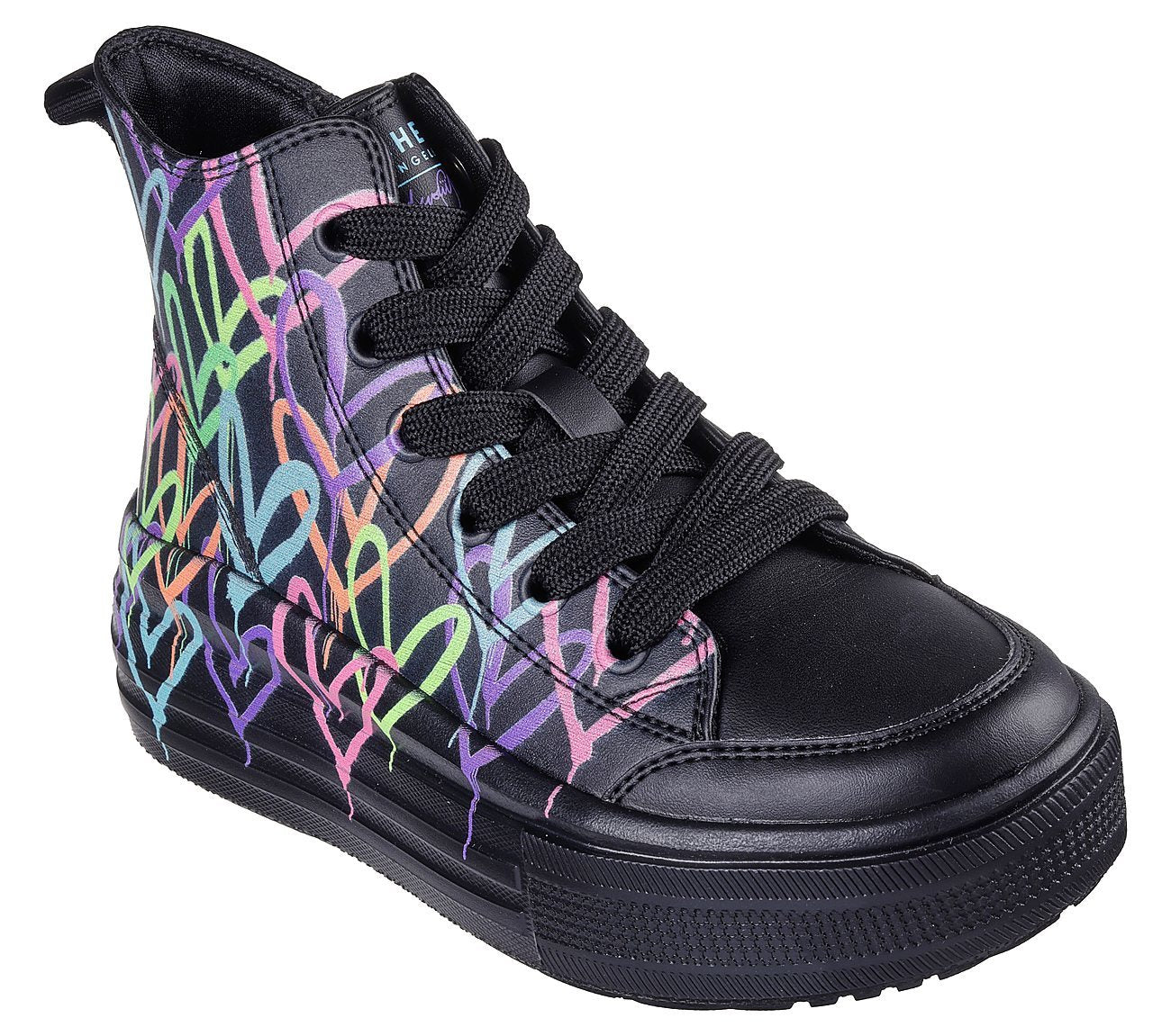 Skechers Παπούτσι Παιδικό Για Κορίτσι - Hyperlift - 314075L-BKMT - Black
