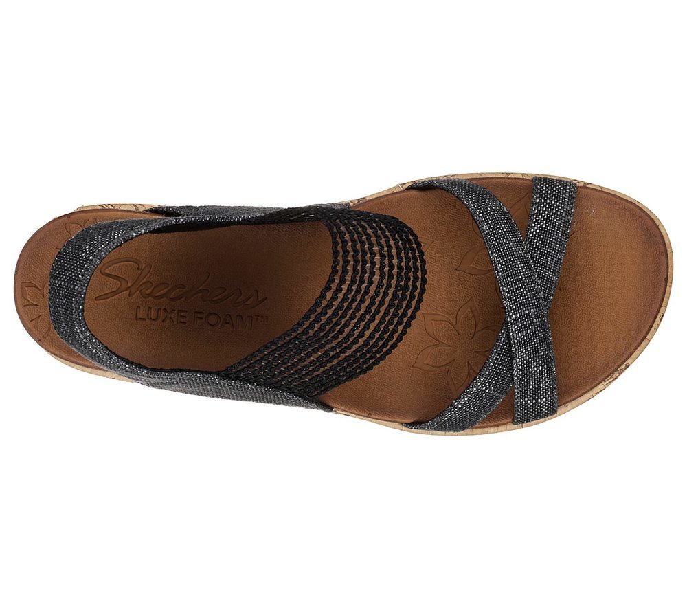 Skechers Πλατφόρμα Γυναικεία - Beverlee - High Tea 31723-BLK Black