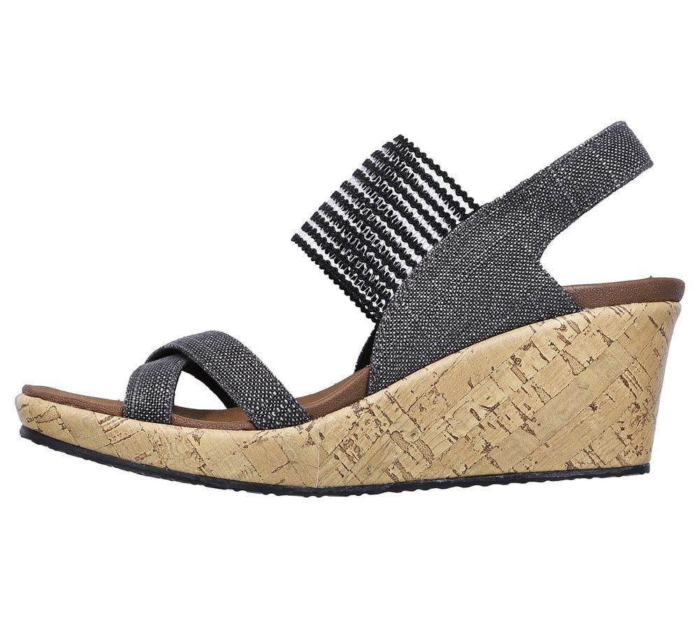 Skechers Πλατφόρμα Γυναικεία - Beverlee - High Tea 31723-BLK Black