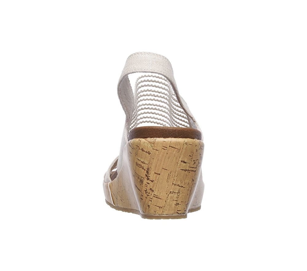 Skechers Πλατφόρμα Γυναικεία - Beverlee - High Tea 31723-NAT Natural