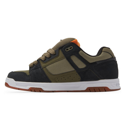 DC Παπούτσι Ανδρικό - Stag - Low Cut Cupsole Shoes for Men 320188-aro army olive