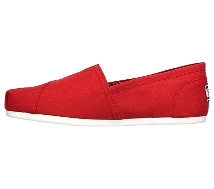 Skechers Γυναικείες Εσπαντρίγιες - BOBS Plush - Peace and Love 33645-DKRD