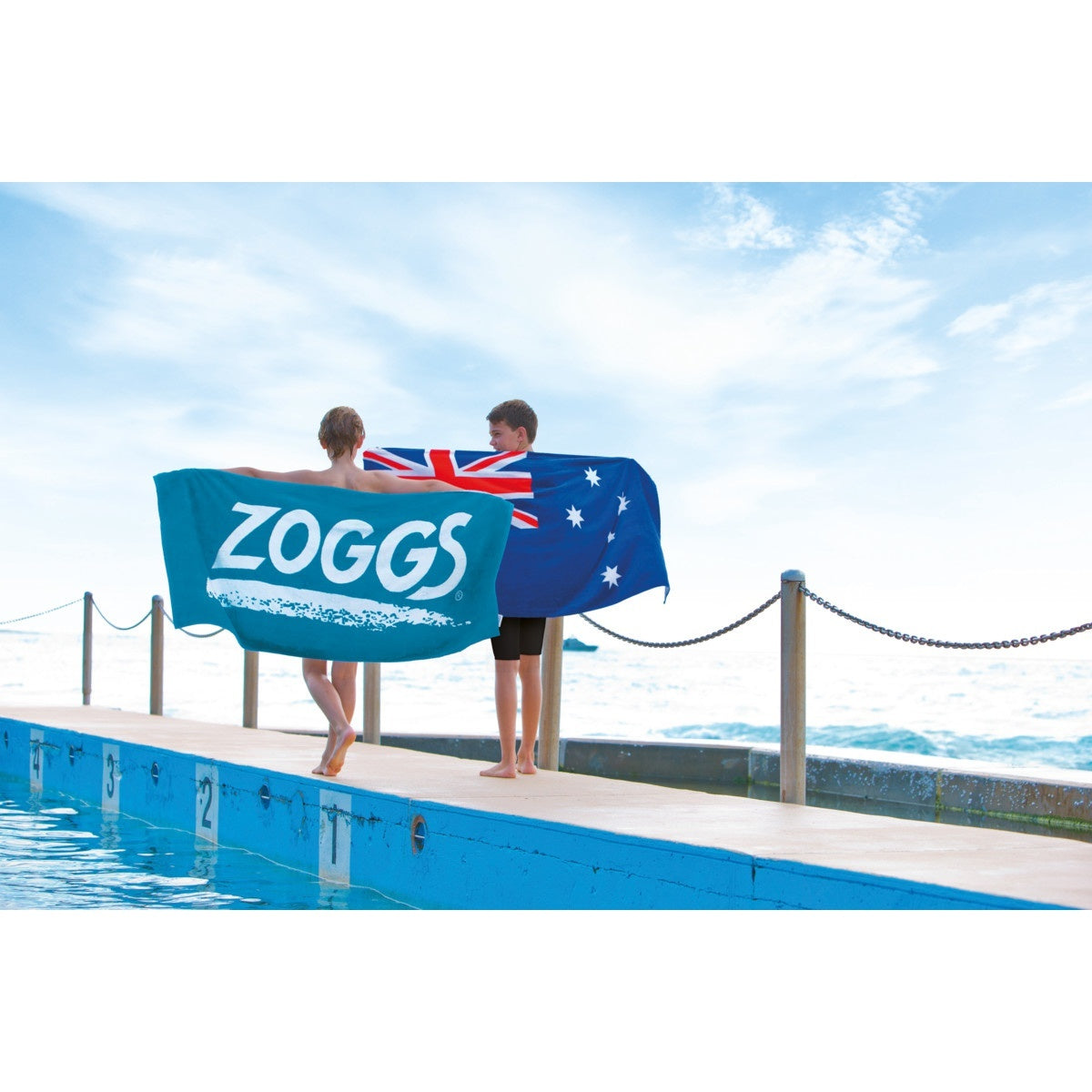 Zoggs Πετσέτα - Πετσέτα Πισίνας 80Χ40cm - 3640020 - Blue