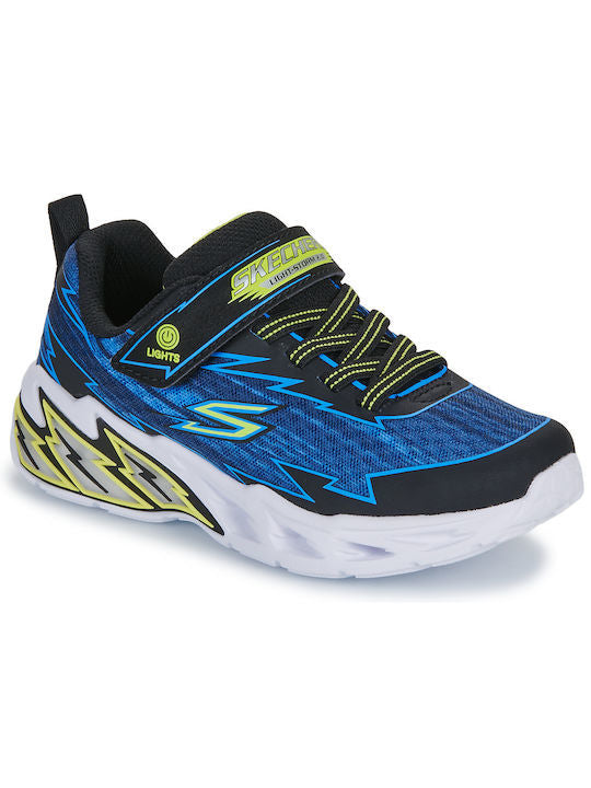 Skechers Παπούτσι Παιδικό Για Αγόρι - Light Storm 2.0 Lightweight Gore Strap - 400149L-BKBL - Black