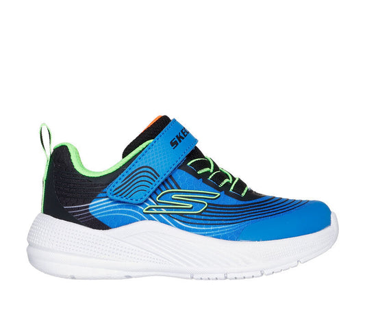 Skechers Παπούτσι Παιδικό Για Αγόρι - Microspec Advance Toddler Gore Strap - 403926N-BLLM - Blue
