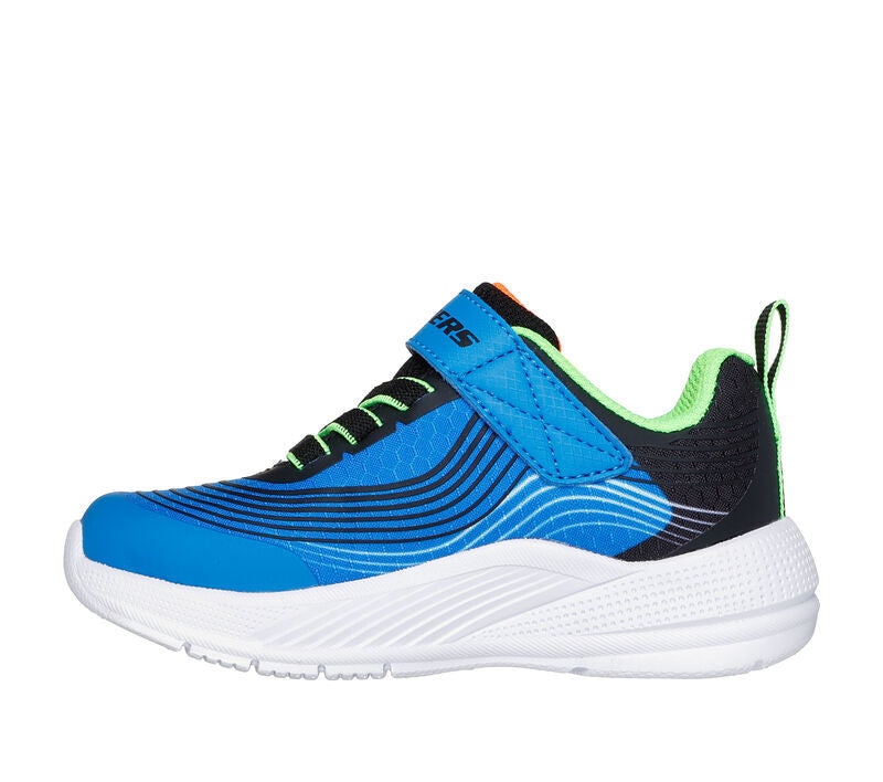 Skechers Παπούτσι Παιδικό Για Αγόρι - Microspec Advance Toddler Gore Strap - 403926N-BLLM - Blue