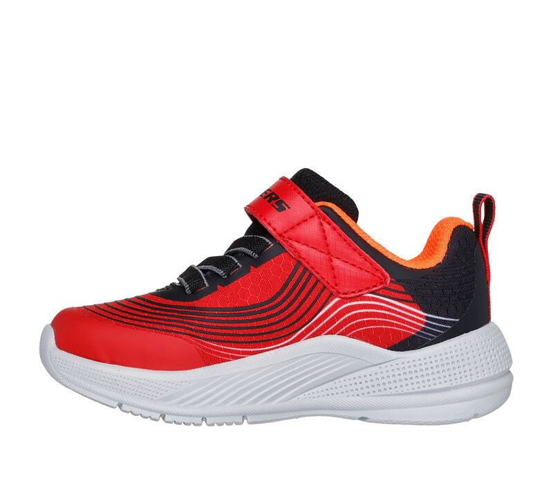Skechers Παπούτσι Παιδικό Για Αγόρι - Microspec Advance Toddler Gore Strap - 403926N-RDBK - Red
