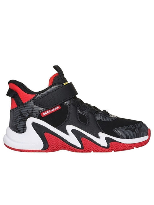 Skechers Παπούτσι Παιδικό Για Αγόρι - Shoe Basketball - 405287L-BKRD - Black