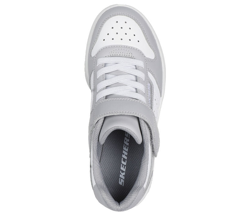 Skechers Παπούτσι για Αγόρι - Quick Street - 405638L-LGW LIGHT GRAY WHITE