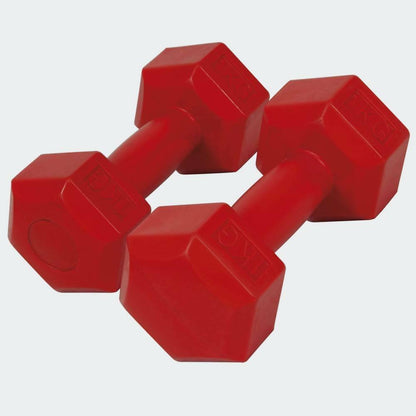Amila Αλτήρας Εξάγωνος - Plastic Series 1kg (Ζευγάρι) - Red - 44530