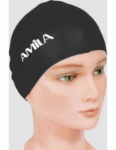 Amila Σκουφάκι Κολύμβησης - Basic - Black - 47013
