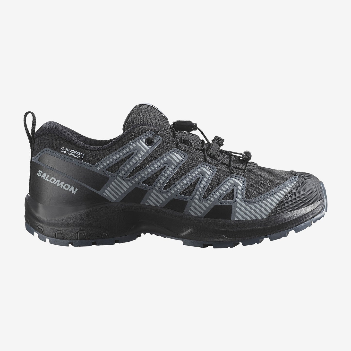 Salomon Παπούτσι Παιδικό Αδιάβροχο - XA PRO V8 WATERPROOF - 477293 - Μαύρο Γκρι Turbulence Quarry