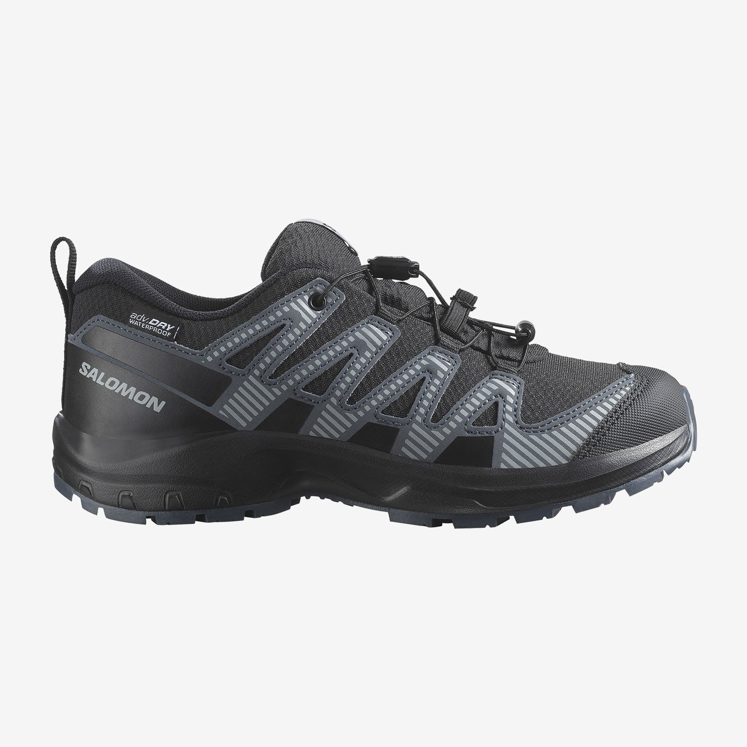 Salomon Παπούτσι Παιδικό Αδιάβροχο - XA PRO V8 WATERPROOF - 477293 - Μαύρο Γκρι Turbulence Quarry