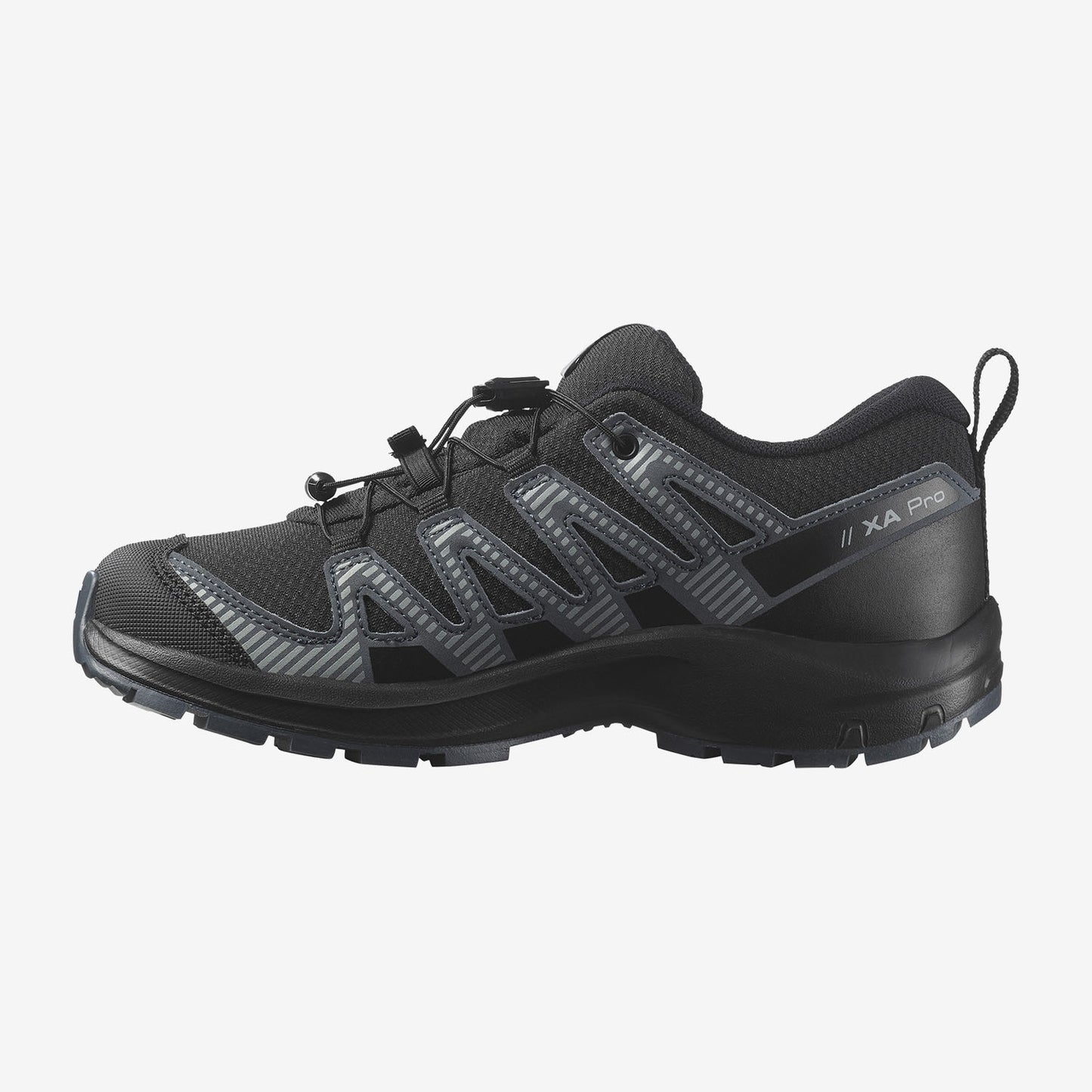 Salomon Παπούτσι Παιδικό Αδιάβροχο - XA PRO V8 WATERPROOF - 477293 - Μαύρο Γκρι Turbulence Quarry