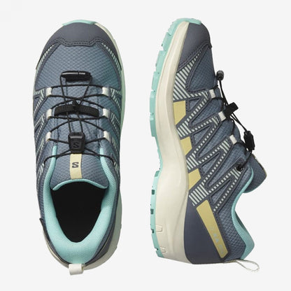 Salomon Παπούτσι Παιδικό - XA PRO V8 WP J TROOPER - 477297 TURBULENCE ARUBA BLUE