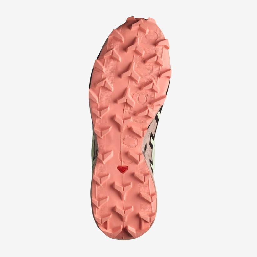 Salomon Γυναικείο Παπούτσι - SPEEDCROSS 6 GTX W - 477655 - Lime Cream Mahogany Rose Black