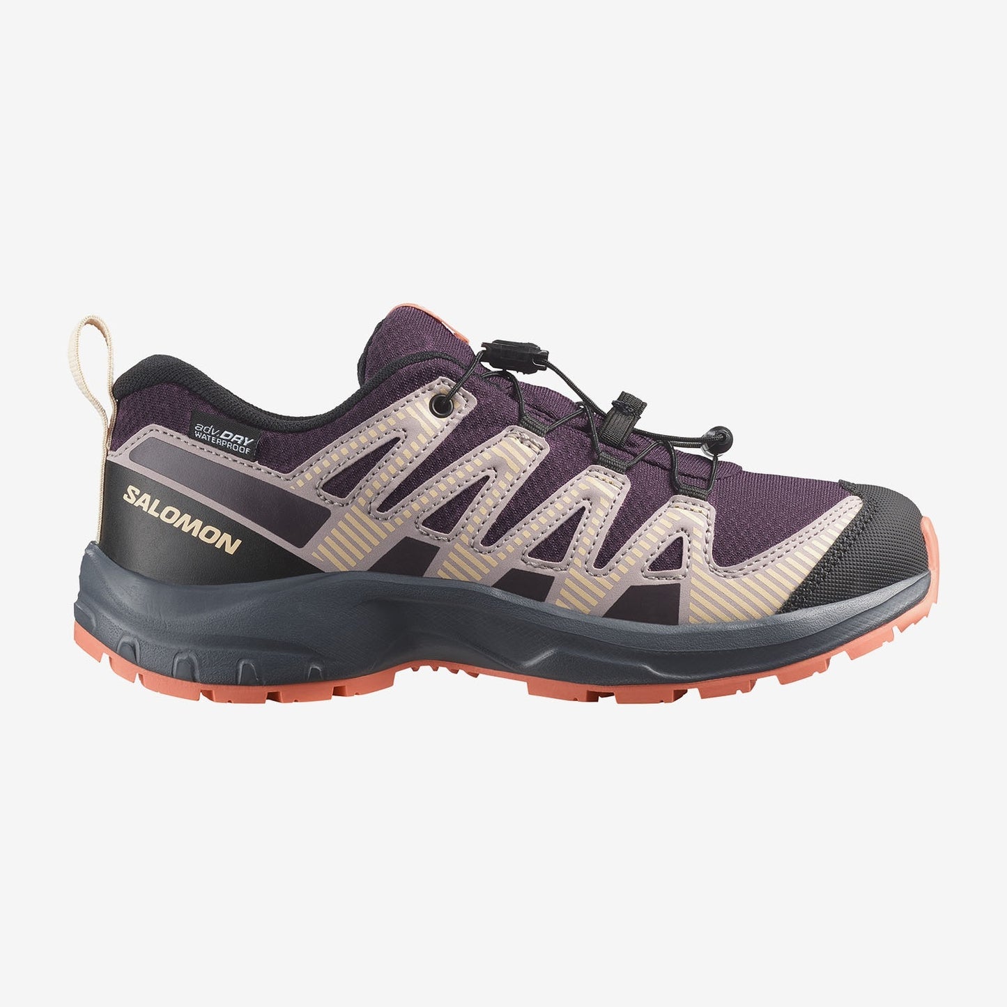 Salomon Παπούτσι Παιδικό Αδιάβροχο - XA PRO V8 WATERPROOF - 478571 ΚΑΦΕ Plum Kitten