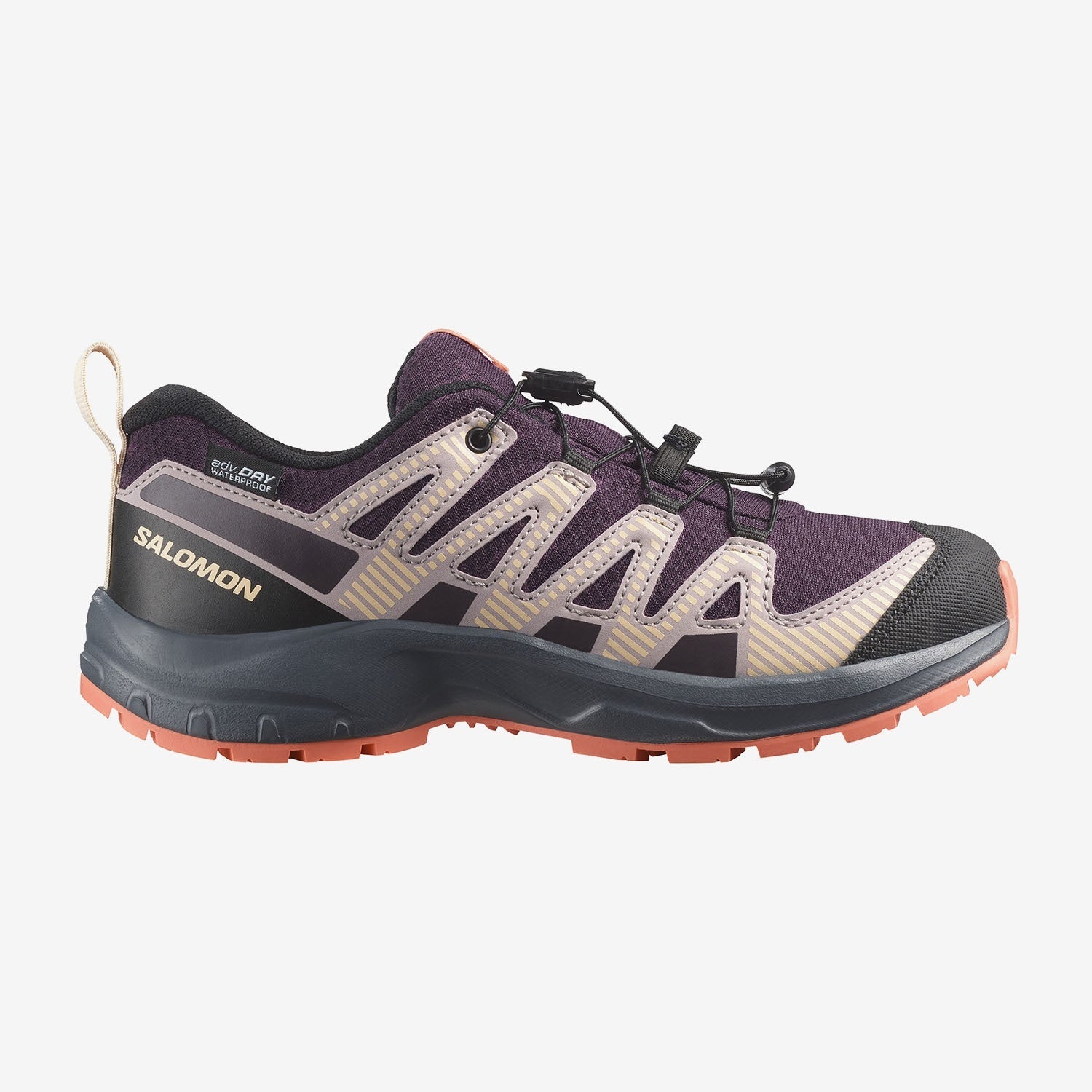 Salomon Παπούτσι Παιδικό Αδιάβροχο - XA PRO V8 WATERPROOF - 478571 ΚΑΦΕ Plum Kitten