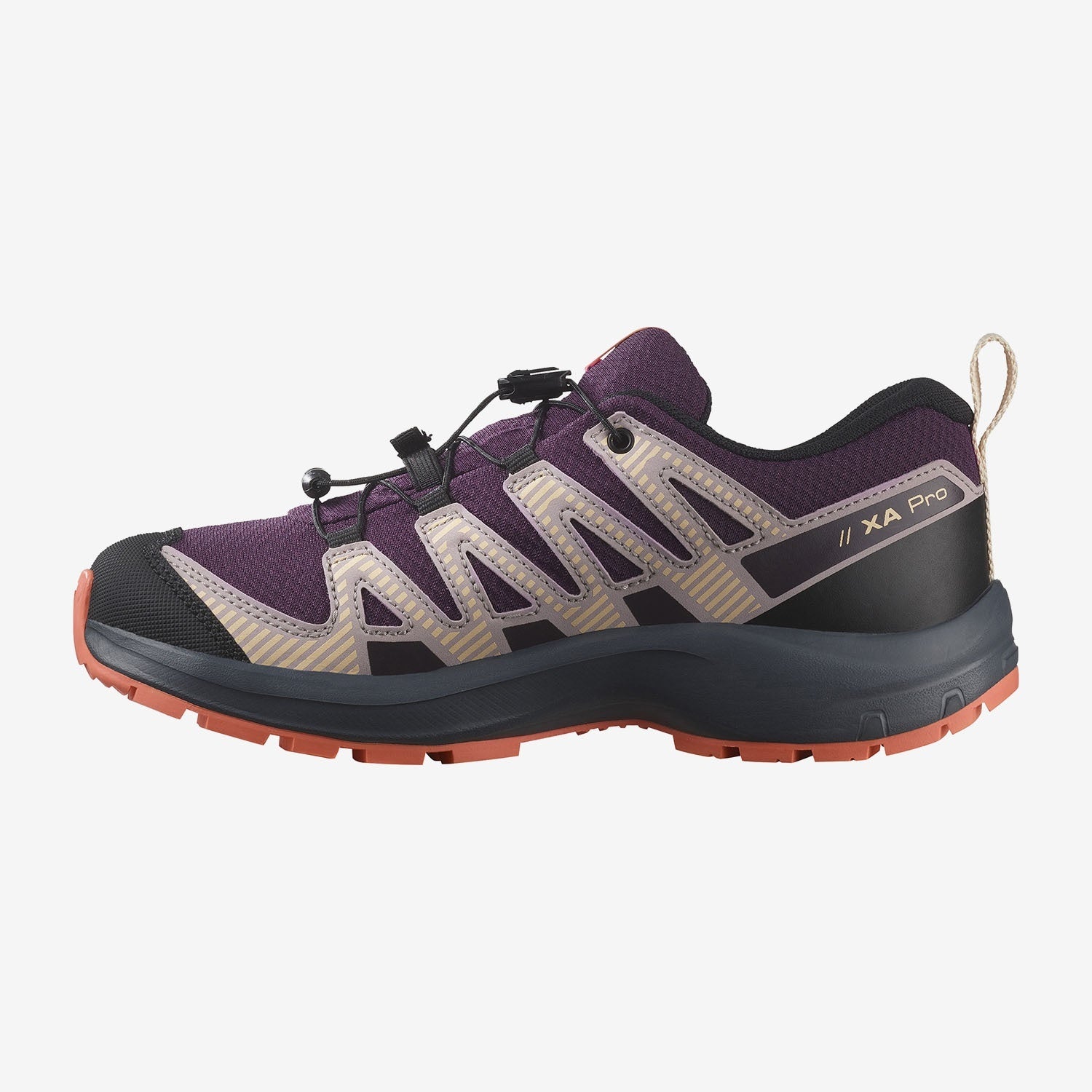 Salomon Παπούτσι Παιδικό Αδιάβροχο - XA PRO V8 WATERPROOF - 478571 ΚΑΦΕ Plum Kitten