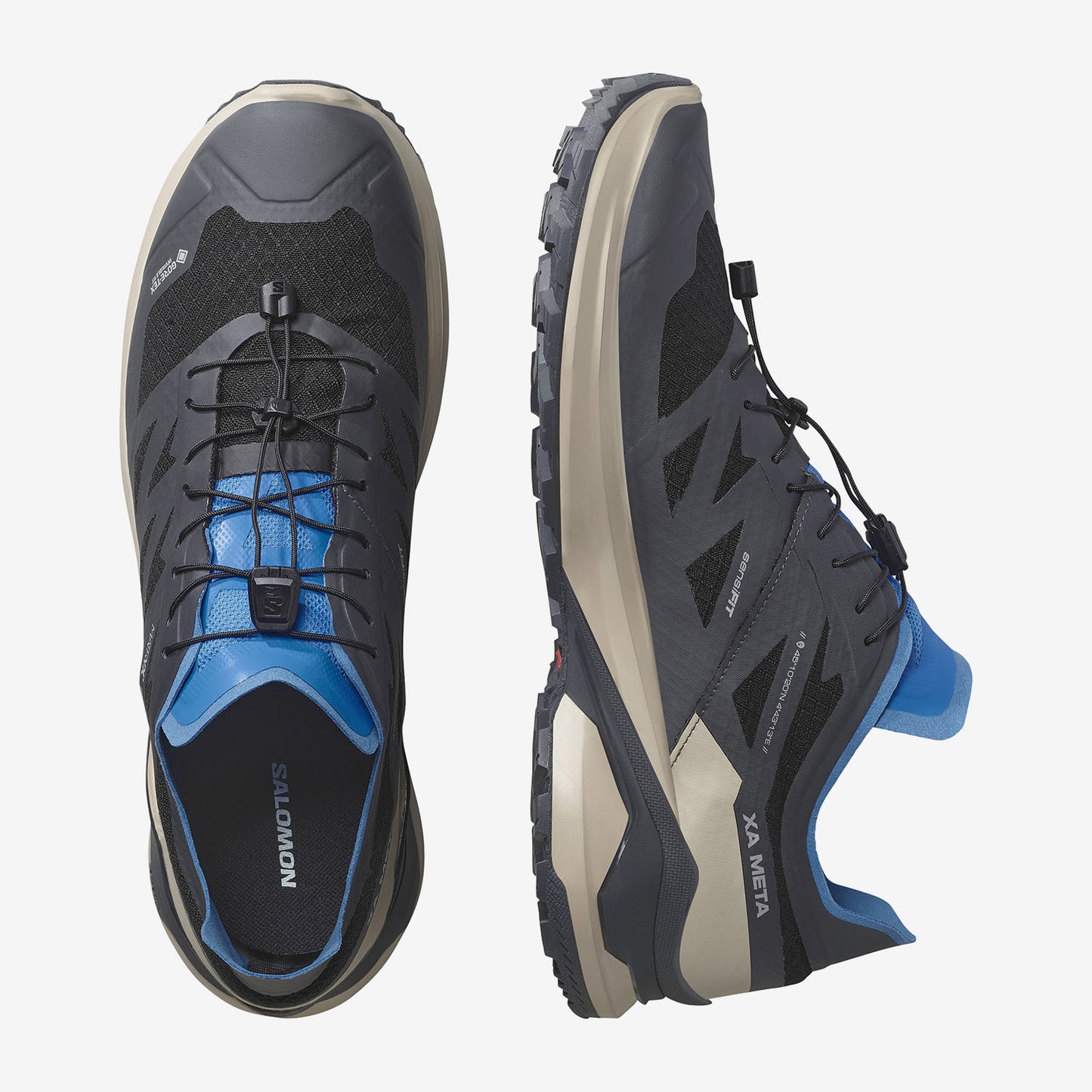 Salomon Ανδρικά Παπούτσια Ορεινού Τρεξίματος - XA META GORE-TEX MADE IN FRANCE 478869 BLACK OXFORD