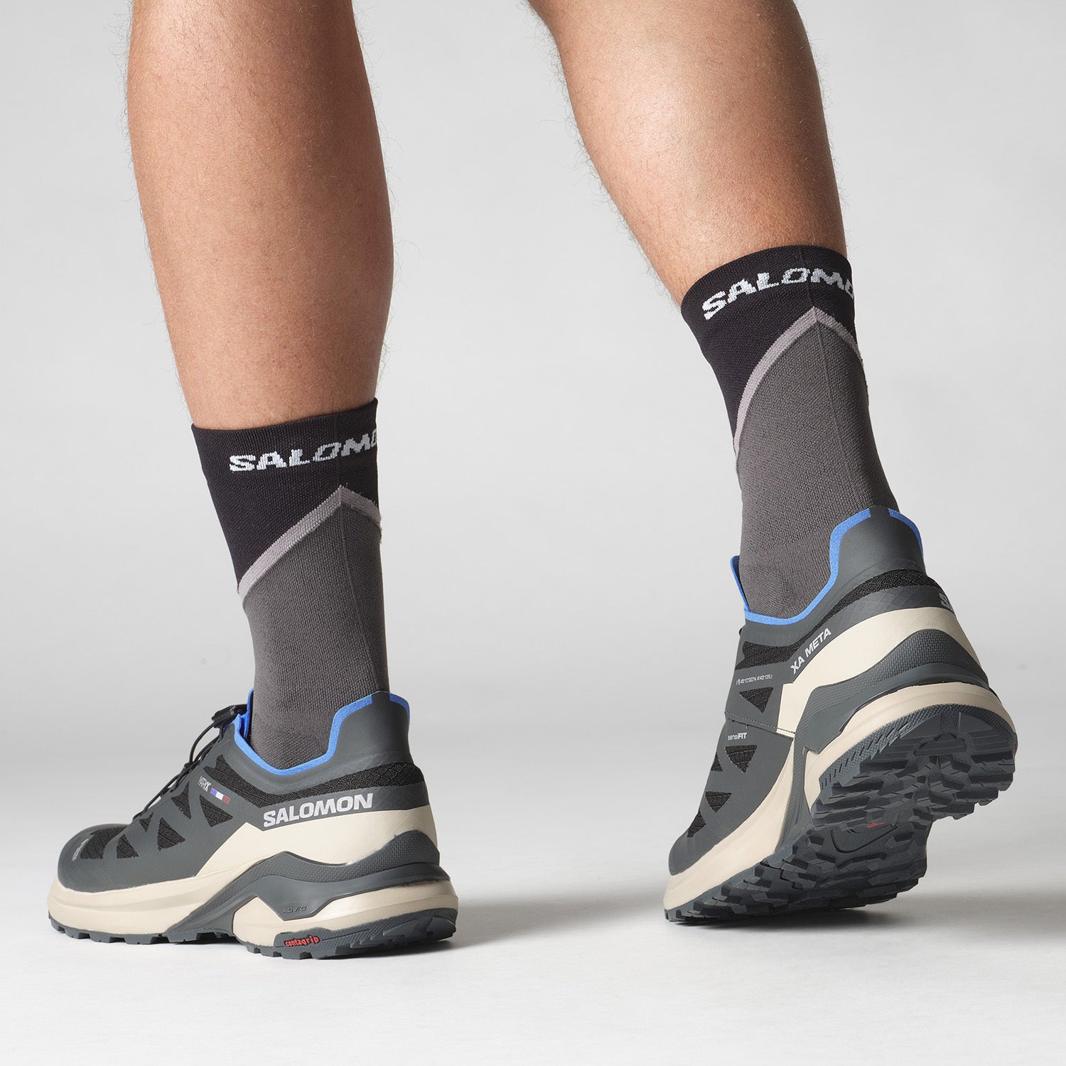 Salomon Ανδρικά Παπούτσια Ορεινού Τρεξίματος - XA META GORE-TEX MADE IN FRANCE 478869 BLACK OXFORD