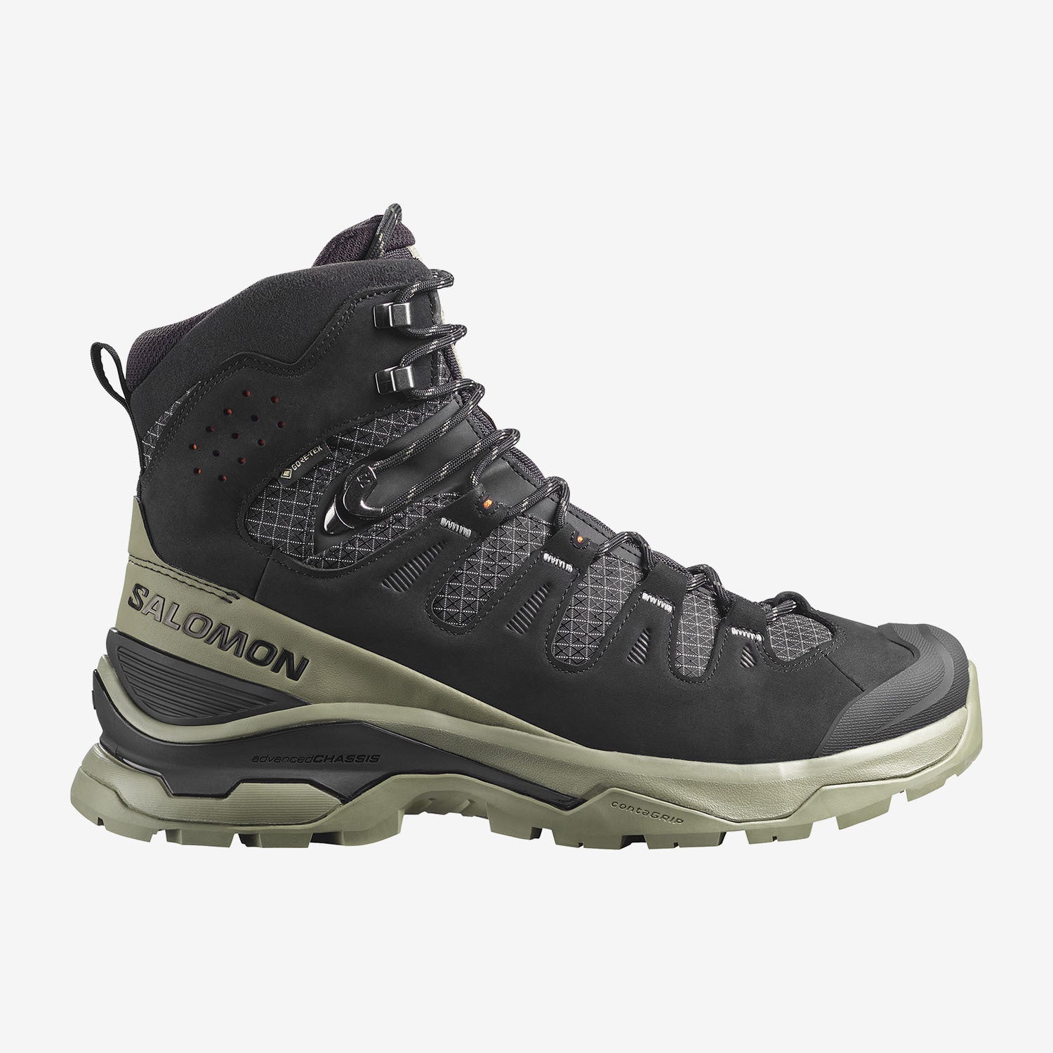 Salomon Ανδρικά Μποτάκια Πεζοπορίας - QUEST 5 GORE TEX - 479571 BLACK DEEP LICHEN GREEN