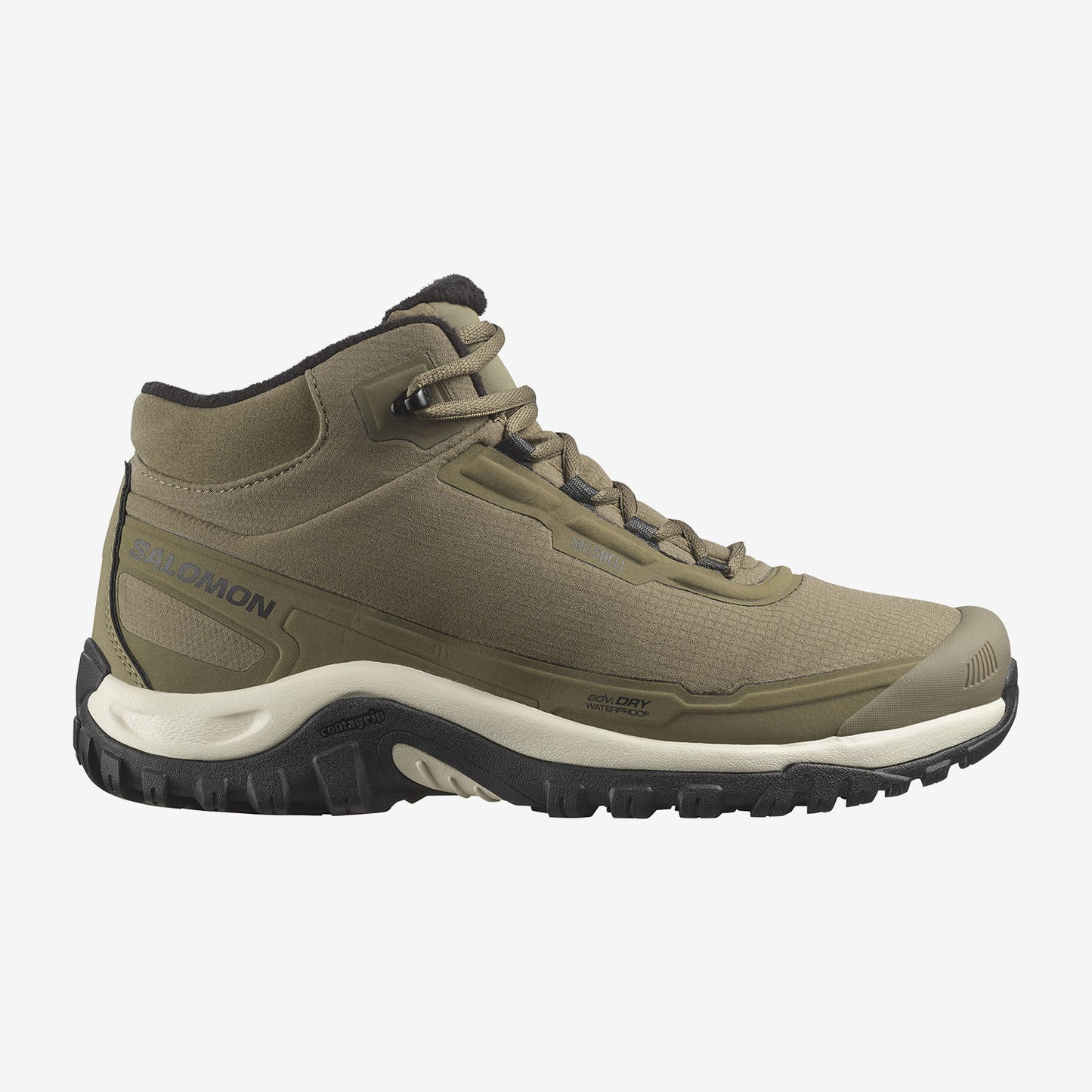 Salomon Ανδρικά Χειμωνιάτικα Μποτάκια - SHELTER WATERPROOF - 479740 Stone Gray