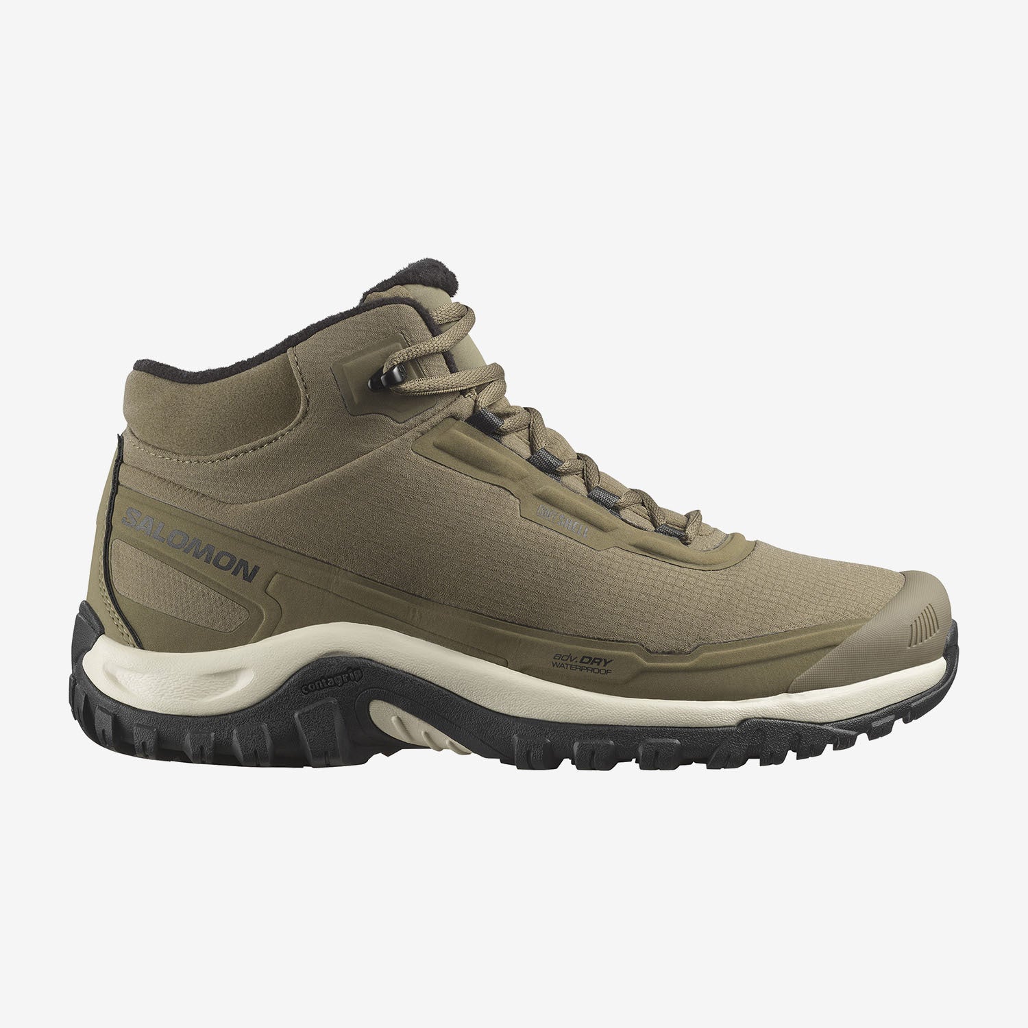 Salomon Ανδρικά Χειμωνιάτικα Μποτάκια - SHELTER WATERPROOF - 479740 Stone Gray
