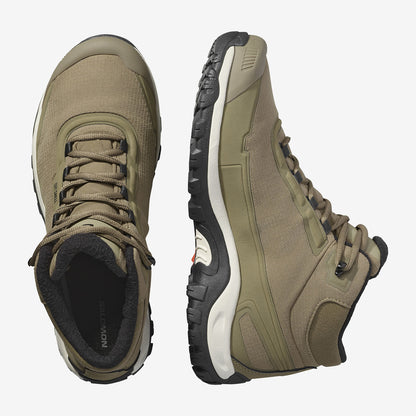 Salomon Ανδρικά Χειμωνιάτικα Μποτάκια - SHELTER WATERPROOF - 479740 Stone Gray