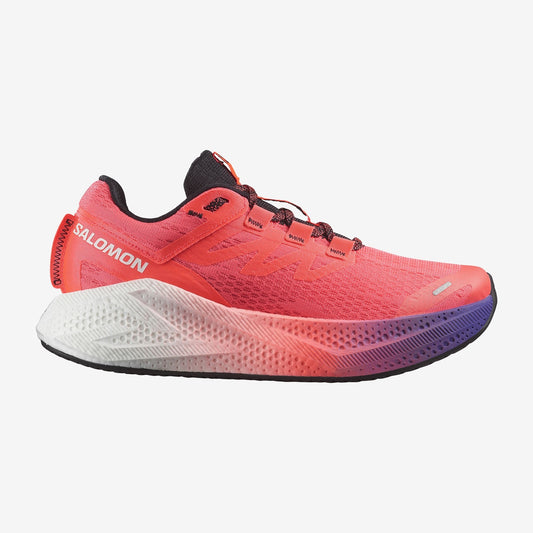 Salomon Παπούτσι Γυναικείο τρεξίματος AERO GLIDE 3 GRADIENT 479758 NEON FLAME WHITE BLACK