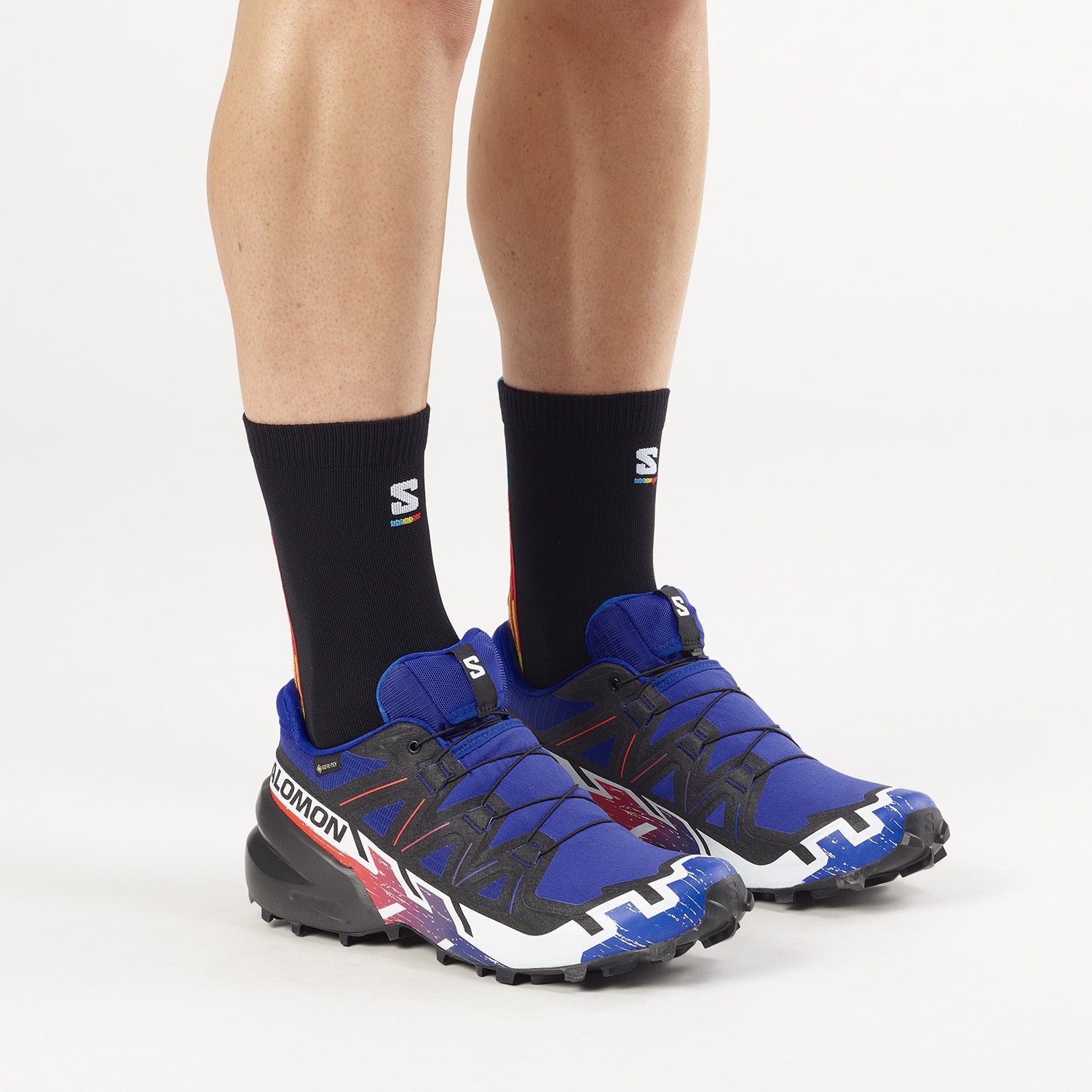 Salomon Ανδρικά Παπούτσια Ορεινού Τρεξίματος - SPEEDCROSS 6 GORE-TEX EQUIPE - 479828 SURF THE WEB