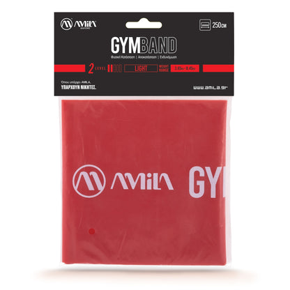 Amila Λάστιχο Αντίστασης - GymBand Light - Red - 48186