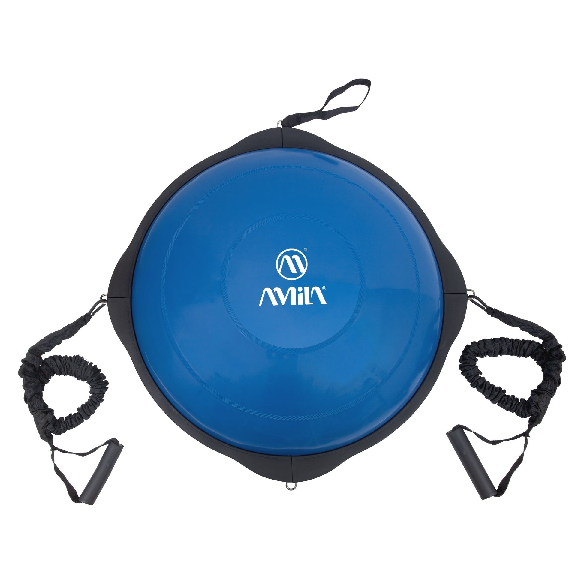 Amila Balance Ball με Ξύλινη Βάση Μπλε 63cm - 48192