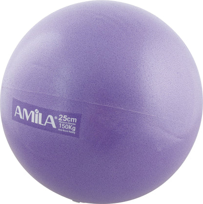 Amila Μπάλα Pilates, 25cm, Μωβ, bulk - 48431