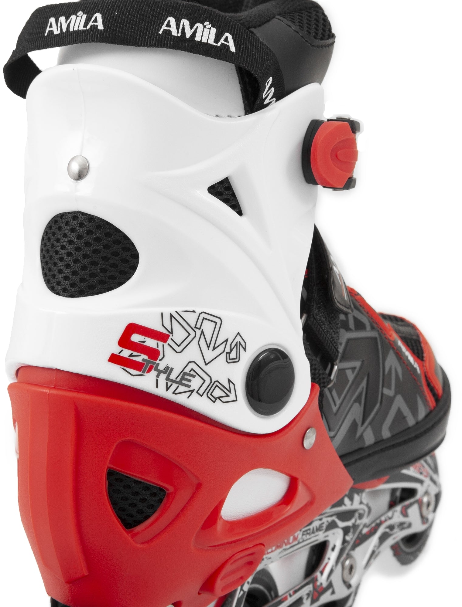 Amila Inline Rollers - Size 37-40 - Red - 48916