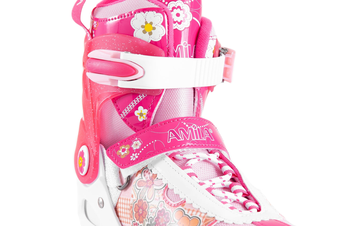 Amila Inline Rollers - Size 33-36 - Pink - 48918