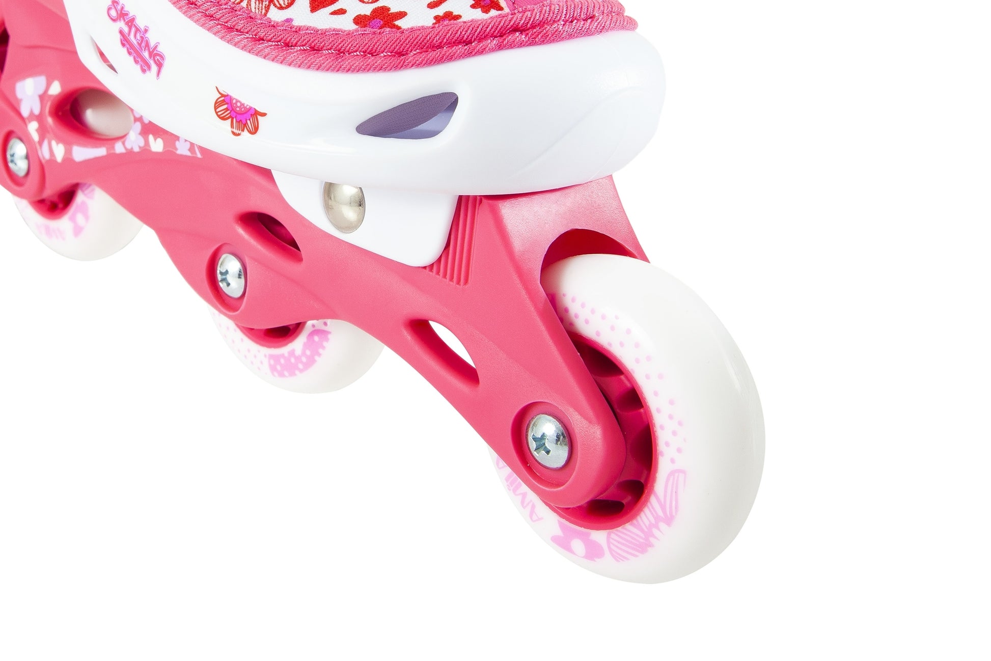 Amila Inline Rollers - Size 31-34 - Pink - 48923