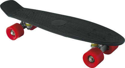 Amila Τροχοσανίδα - Skateboard Plastic 22" BlackFire - Black - 48940