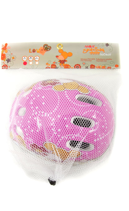 Amila Προστατευτικό Κράνος PVC - Size M - Pink - 48992