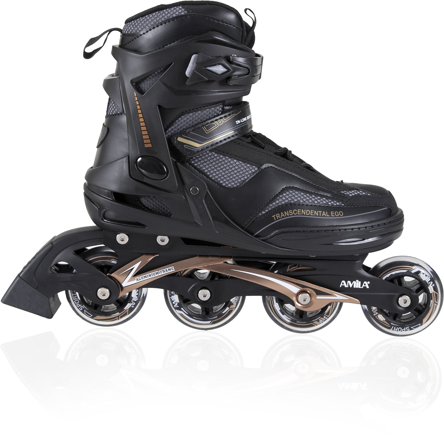 Amila Inline Rollers - Size 45- Black - 49076