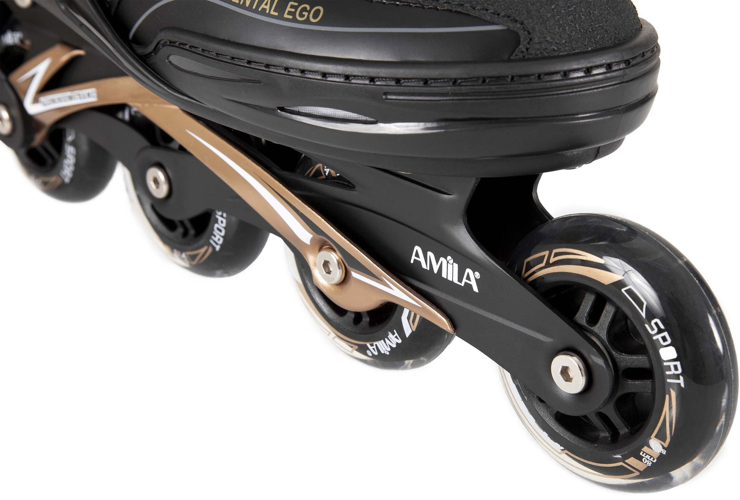 Amila Inline Rollers - Size 45- Black - 49076