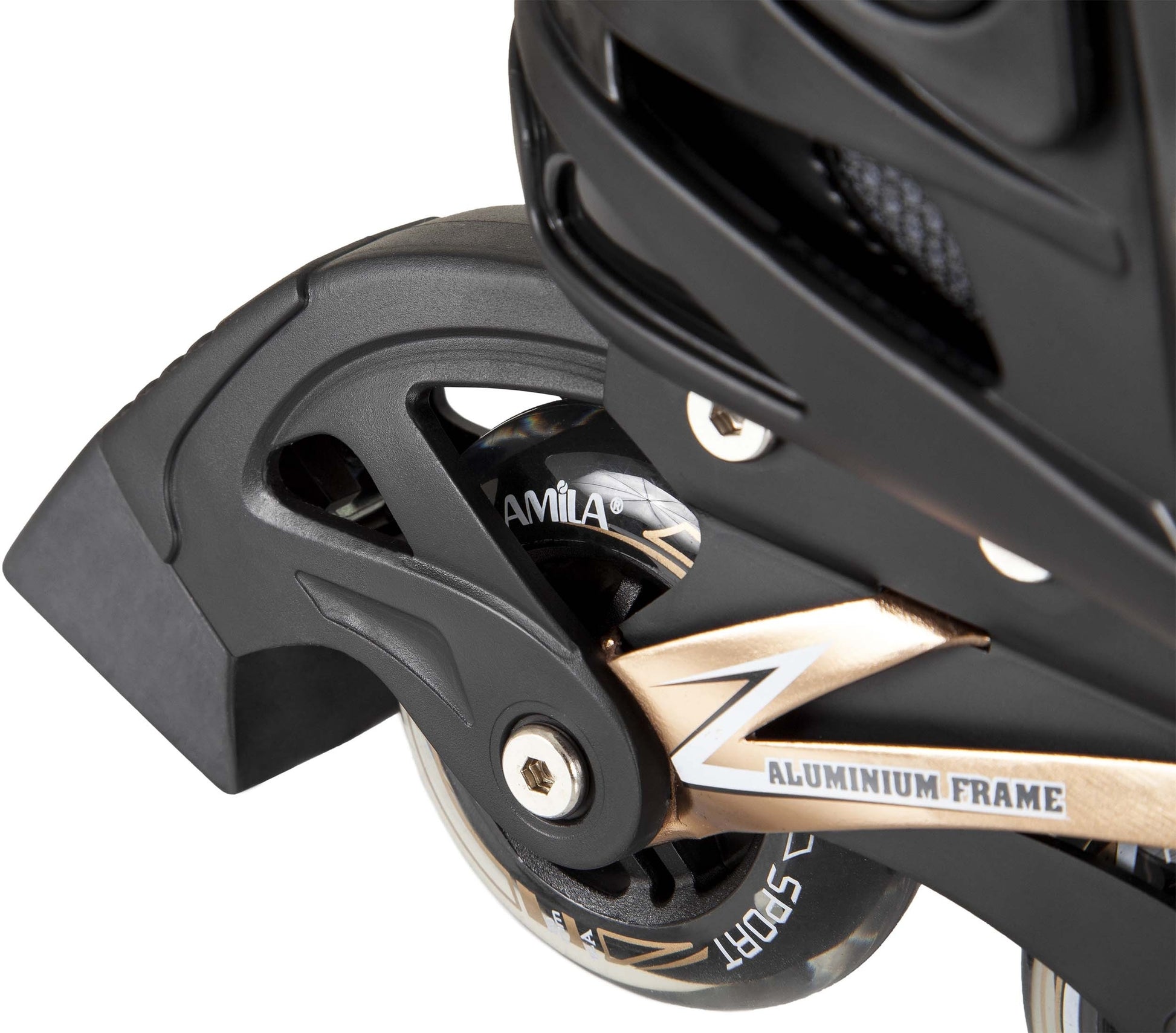 Amila Inline Rollers - Size 45- Black - 49076