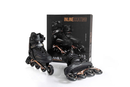 Amila Inline Rollers - Size 44 - Black - 49075