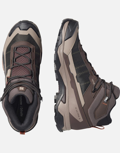 Salomon Ανδρικό Μποτάκι - X ULTRA 5 MID GORE-TEX - 491036 BLACK COFFEE WALNUT