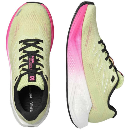 Salomon Γυναικεία Παπούτσια Τρεξίματος Δρόμου - AERO BLAZE 3 W - 491058 BUTTERFLY WHITE PINK