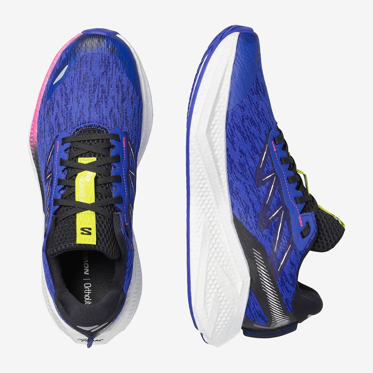 Salomon Ανδρικά Παπούτσια για Τρέξιμο Δρόμου - AERO GLIDE 4 - 491474 BLUING WHITE BLACK