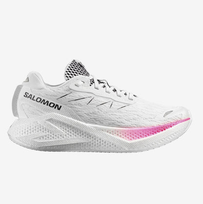 Salomon Γυναικεία Παπούτσια Τρεξίματος Δρόμου - AERO GLIDE 4 - 491513 WHITE BLACK