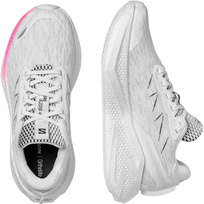 Salomon Γυναικεία Παπούτσια Τρεξίματος Δρόμου - AERO GLIDE 4 - 491513 WHITE BLACK